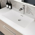 thumbnail image 5 of Eviva Orleans 38"W x 20"D Light Oak Wall Mount Bathroom Vanity with White Porcelain Countertop and Integrated Sink, 5 of 11