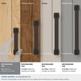thumbnail image 3 of Amerock Farewind 3 inch (76mm) Center-to-Center Oil-Rubbed Bronze Cabinet Pull, 3 of 6
