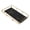 Black, variant on BOKYAN Bathroom Vanity Tray Modern Stylish Anti Slip Kitchen Sink Countertop Storage Organizer Iron Glass Frame Removable Cosmetic Display Plate, White Color, Small Size (9.4 inches / 23.8 cm Width)