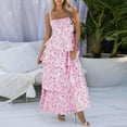 thumbnail image 5 of Summer Floral Backless Dress For Women Sexy Sweet Party With Vacation, 5 of 6