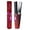 Red, variant on 3-Piece Bling Cordless Hair Styler Set, Mini USB Rechargeable Rhinestone Flat Iron & 2 Curling Brushes for Travel and On-the-Go Styling