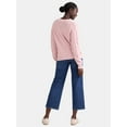 thumbnail image 3 of Time and Tru Women's Cable Knit Cardigan Sweater, Midweight, Sizes XS-XXXL, 3 of 4