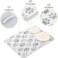 thumbnail image 4 of GZHJMY Cat Paw Dog Paw Dish Drying Mat for Kitchen, Easy Clean Dishwasher Safe Heat Resistant Eco-Friendly Countertop Mat, 18 X 24 inches, 4 of 7