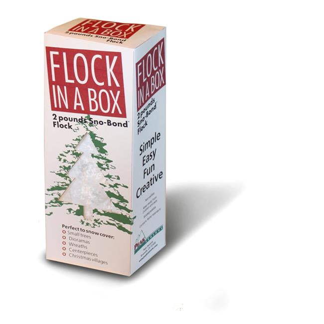 Peak Seasons 11102 Christmas Tree Snow Flock, White 2 lbs Walmart