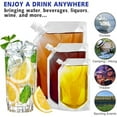 thumbnail image 6 of Cruise Liquor Flask Kit for Travel,Concealable and Reusable Rum Runner Alcohol Juice Travel Plastic Liquor Bags for Sneak Drink-4 x 32 oz + 3 x 16 oz + 3 x 8 oz + 1 funnel, 6 of 7