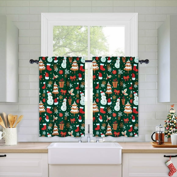 Christmas Kitchen Curtains