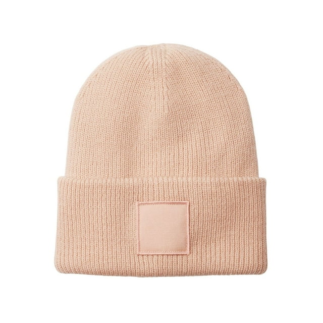 Beechfield Tuque à Revers Profonds pour Adulte à Écusson Tonal
