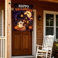 thumbnail image 3 of Halloween Ghost Garden Flag, 12 x 18 in Double Sided Welcome Yard Banner for Outdoor Porch Lawn, 3 of 8