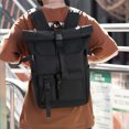 thumbnail image 4 of Mochila Btafrte Con Tapa Enrollable Para Hombre Negro, 4 of 7