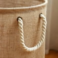 thumbnail image 3 of Xiao Hua Foldable Laundry Basket, Hemp Rope Laundry Basket, Blanket Storage Basket (Suitable for Bedroom) - Large - Hemp, 1 piece, 3 of 3
