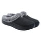 thumbnail image 2 of EeaseMX 1 par de pantuflas clásicas tipo zueco con forro, cálidas y suaves, sin cordones (negras), 2 of 7