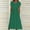 Green women polka dot maxi dress a1, variant on Uscallm Women's Polka Dot Short Sleeve Round Neck Maxi Dress Casual Boho Summer Travel Beach Vacation Outfits, Black S
