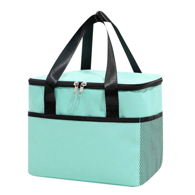 Lonchera, lonchera bento con aislamiento para mujer/hombre - Lonchera reutilizable para oficina, picnic, senderismo, playa - Bolsa térmica a prueba de fugas, organizadora con correa para el hombro. Pr