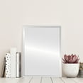 thumbnail image 2 of Miroir Rectangulaire Encadré Singapore - Blanc Lin - 25 Pouces x 31 Pouces, 2 of 7