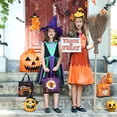 thumbnail image 5 of 12 Pcs Halloween Trick or Treat Bags, Halloween Tote Bags with Handles, Gift Bags, Multifunctional Non-Woven Halloween Bags for Gifts Wrapping, Halloween Party Supplies, 9.4"×8"×4", 5 of 7