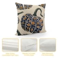 thumbnail image 4 of AnyDesign Fall Pillow Covers Pumpkins Throw Pillow Case Decorative Cushion Cover for Autumn Thanksgiving Home Office Decoration, Blue, White, 4 of 5