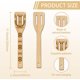 thumbnail image 3 of Juego de 6 utensilios de cocina de bambú con forma de búho, cucharas de cocina de madera grabadas, espátula de bambú para tallar, para mujeres y hombres, cuchara de cocina de madera., 3 of 9