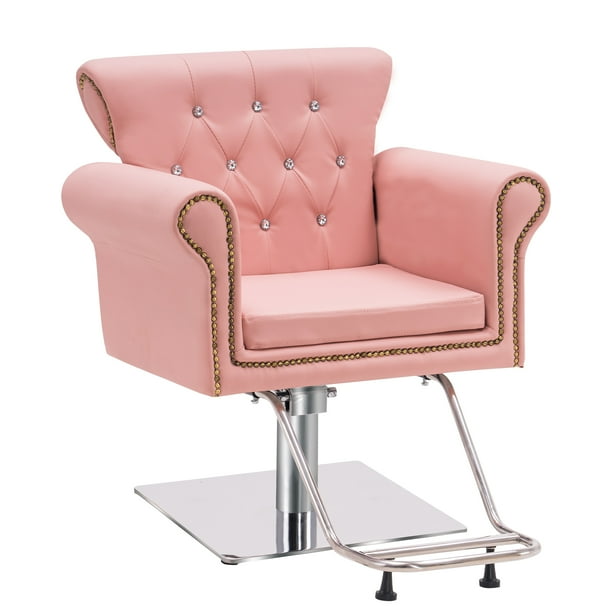 BarberPub Classic Styling Salon Chair for Hair Stylist Antique