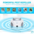 thumbnail image 4 of Addot ADDOT Ultrasonic Rodent and Pest Repellent Device with Flashlight, White, 4 of 6