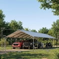 thumbnail image 3 of 20'x40'x12' Metal Carport, for Multiple Vehicles, 3 of 6