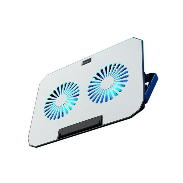 Base de Refrigeración para Portátil con 2 Ventiladores Silenciosos. Soporte para Portátil para una Eficiente Disipación del . Apto para Portátiles de 12 A 17 Pulgadas.
