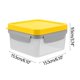 thumbnail image 2 of Microwave Heating Lunch Box Sealed Double-layer Partition Lunch Box Portable Fruit Preservation Box With Rice Lunch Box Fruit Box, 2 of 6