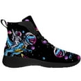 thumbnail image 4 of Aidianart Dinosaur High Top Shoes Mens High Top Sneakers Size 12, 4 of 5