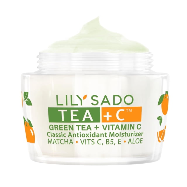 Crema hidratante LILY SADO TEA+C™ Té verde y vitamina C para mujeres y hombres