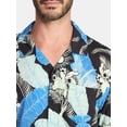 thumbnail image 4 of Lilo and Stitch Men's and Big Men's Graphic Button Up Shirt, Sizes S-3XL, 4 of 5