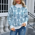 thumbnail image 2 of aDJFDGT Robes Chandails d'Automne pour Femmes 2024 Grande Taille Chandail à Col Roulé Décontracté Confortable d'Automne et d'Hiver à Fleurs Chandail Grande Taille, 2 of 9