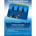 thumbnail image 5 of Module HUB USB2.0 1 à 4 Module HUB 480Mbps Entrée TYPE-C Carte d'Extension HUB pour Clavier Souris, 5 of 5