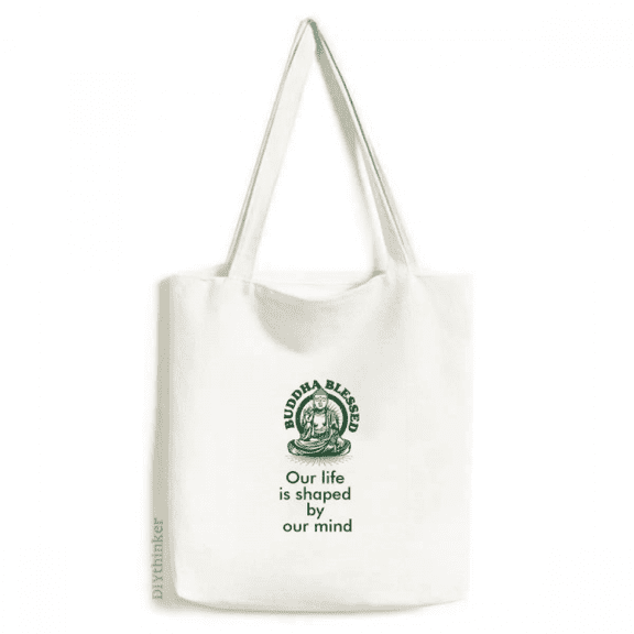 Body Mind Shaping Culture Tote Canvas Bag Shopping Satchel Casual Handbag