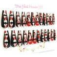 thumbnail image 2 of Dem Bloody Bones Glossy Long Coffin Press On Nails - 24 Pieces - Artificial Nail Kit - Halloween Nails, 2 of 5