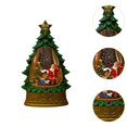 thumbnail image 6 of Sharprepublic Christmas Snow Globe Christmas Ornament Night Light Christmas Tree Music Box Santa and Tree, 6 of 8