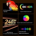 thumbnail image 5 of Cable DisplayPort DP1.4 8K 60Hz Cable DP 4K 144Hz Cable de Audio y Video HDR Blindado de 32 Gbps para Computadora Portátil, TV, Proyector, 1,5 Metros, 5 of 5