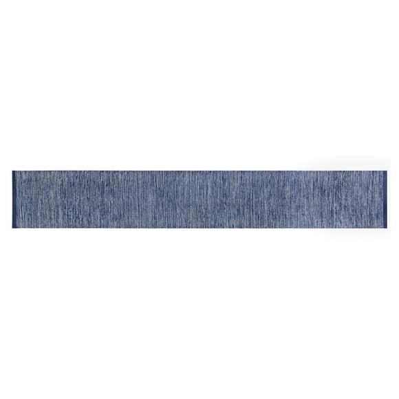Better Homes & Gardens NAVY SD RNR - 14 x 90 - Navy - 100% Cotton, 100% Cotton, 14X90