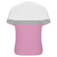 thumbnail image 3 of Blusas de Manga Corta Casuales para las Mujeres Imprimir V-Cuello Suéter Blusa de Poliéster Sudadera de Moda, Top de las Señoras para Invierno Primavera Uso Diario, 3 of 6
