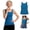 Blue, variant on Branova Tank Top Built In Bra for Old Women with Support, Seamless Shaper Cami & Braless Tops