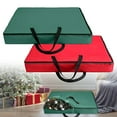 thumbnail image 4 of 30" x 30" Christmas Tree Storage Bag Large Storage Container Polyester Christmas Tree Bag with Handles and Zippers for Xmas Decorations, A, 4 of 9