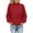 Wine, variant on Turilly womens sweaters under $10 Women's Casual Solid Knitted Tops Long Sleeves Pullover Sweater