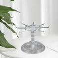 thumbnail image 6 of Jewelry Organizer Hanging Rack/rotating Jewelry Display Stand/jewelry Hanger Necklace Holder/for Dresser Watch Counter Bathroom , Short Clear, 6 of 8