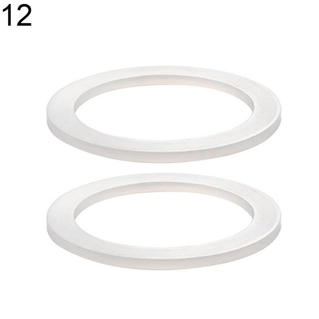 Lubelski 2Pcs Silicone Sealing Ring Spacer Coffee Accessories Replacement for Moka Pot