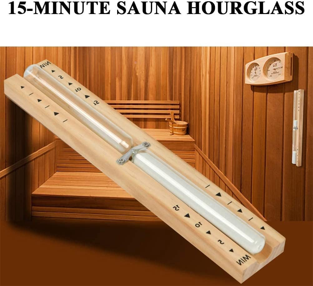 reloj de arena para sauna