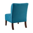 thumbnail image 2 of Linon Julie Curved Back Slipper Chair, 18 inch Seat Height, Multiple Colors, 2 of 3