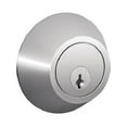 thumbnail image 4 of Dexter by Schlage JD60626 Single-Cylinder Deadbolt, Brushed Chrome, 4 of 7