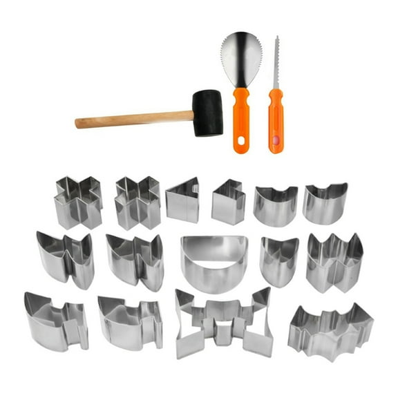 1x Pumpkin Carving Kit-As Shown