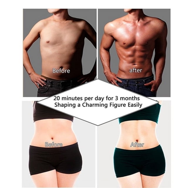 6 Pcs/Set 6 Mode Workout Muscle Trainer Training Gear Stimulation Musculation Toner Toning Belt Fat Burning Body Fitness