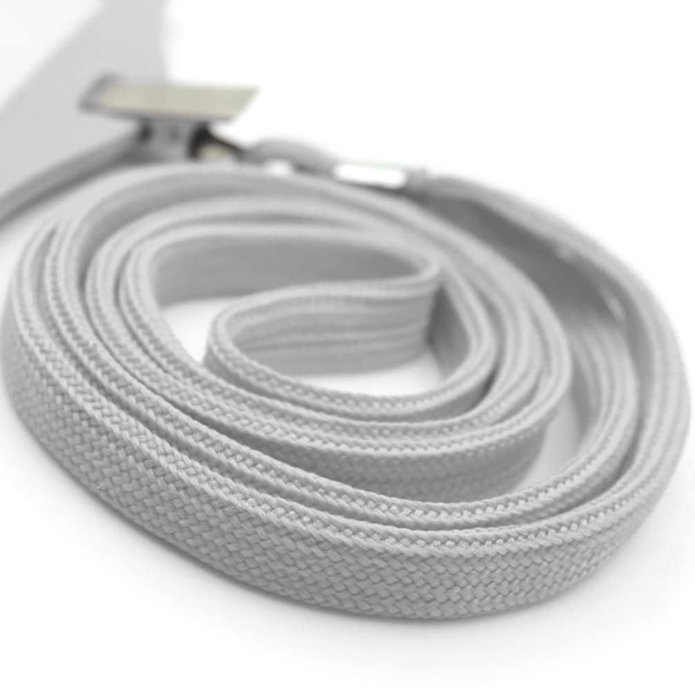 Badge Lanyards Neck Bulk Cruise Lanyard With Clip For Id Card Name Tags Holders (gray  50 Pack)
