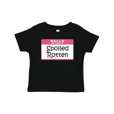 

Inktastic Spoiled Rotten Name Tag Gift Baby Boy or Baby Girl T-Shirt