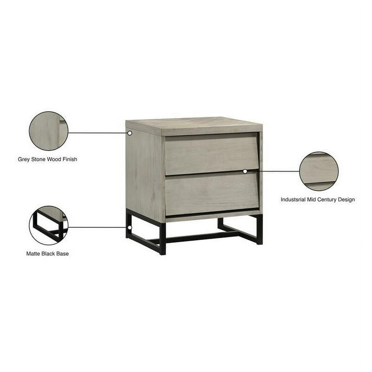 Meridian Furniture Turin Nightstand Meridian Furniture Turin Nightstand